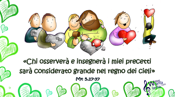 più giusti della giustizia – BUONA DOMENICA! VI del TEMPO ORDINARIO – ANNO A