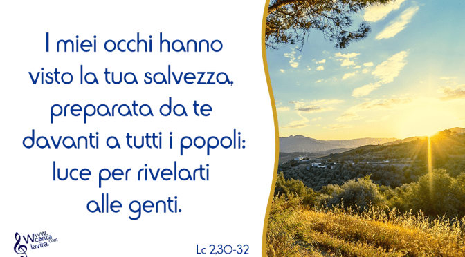 Carne e luce per noi – BUONA DOMENICA! Festa della Presentazione di Gesù al tempio