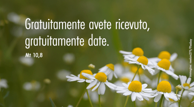 Gratuitamente – BUONA DOMENICA! XI domenica del Tempo Ordinario – anno A